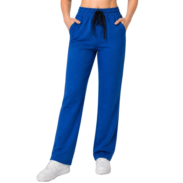 Spodnie medyczne proste klasyczne chabrowe casual premium roz. 3XL